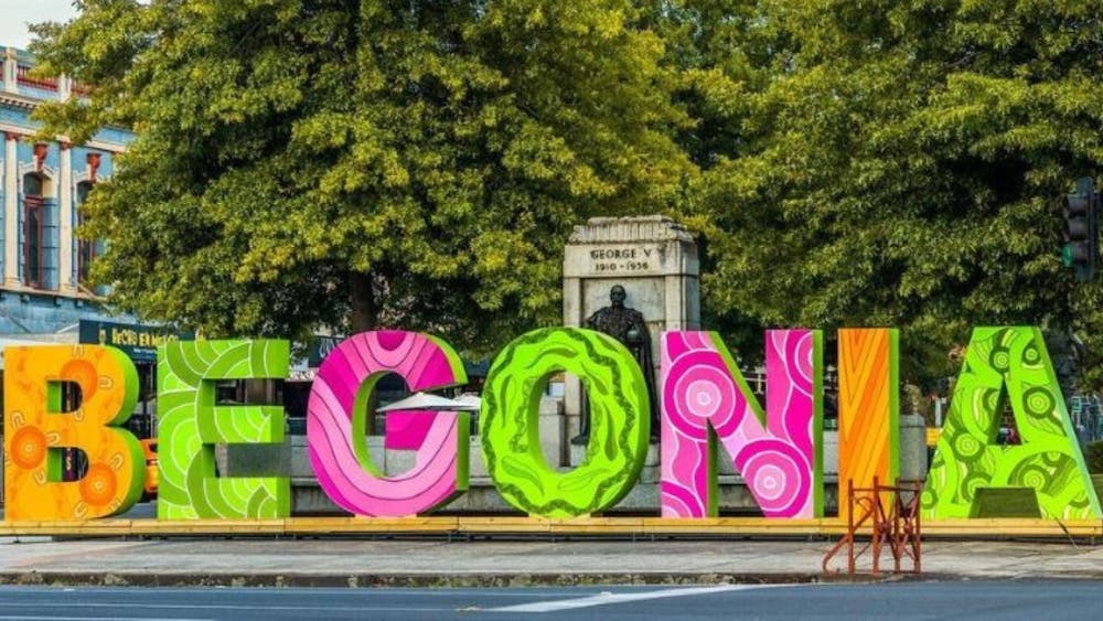 Begonia Letters image